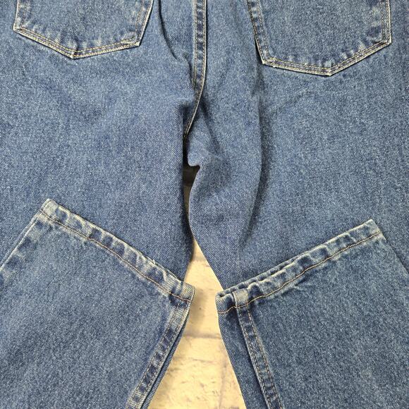 Vintage Gitano Women's Mom Jeans 100% Cotton Dark Wash Preppy Tapered 8 Petite - Picture 10 of 12